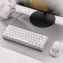 Redragon K630 Dragonborn 60% Wired RGB Gaming Keyboard - Black\\White